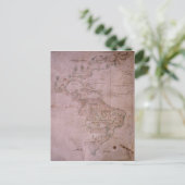 新世界地図， c.1532 ポストカード (スタンド正面)