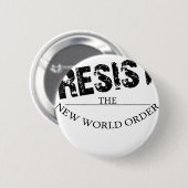 新世界秩序に抵抗して下さい 缶バッジ (正面&裏面)