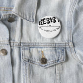 新世界秩序に抵抗して下さい 缶バッジ (インサイチュ)