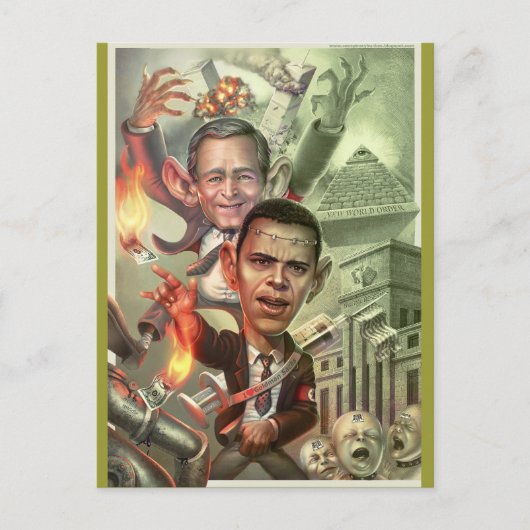 新世界秩序 ポストカード (正面)