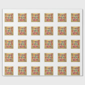 新中国の年の変更 ラッピングペーパー (フラット)