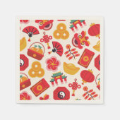 新中国の年アイコン2024パーティーナプキン スタンダードカクテルナプキン (正面)