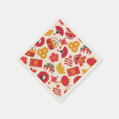 新中国の年アイコン2024パーティーナプキン スタンダードカクテルナプキン (角)