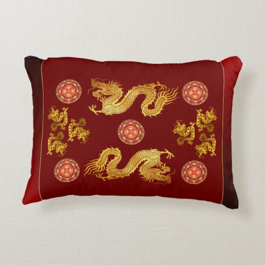 新中国の年ドラゴン2024飾AP アクセントクッション (裏面)