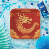 新中国の年パーティー ペーパープレート (パーティー)