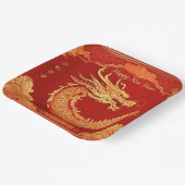 新中国の年パーティー ペーパープレート (傾斜あり)