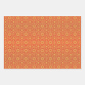 新中国の年装飾模様WP ラッピングペーパーシート (正面)