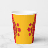 新中国の年20xxファミリービジネス名の追加 紙コップ (右)