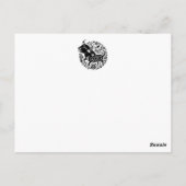 新中国の年 ポストカード (裏面)