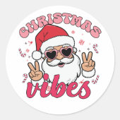 新中国の年 ラウンドシール (正面)