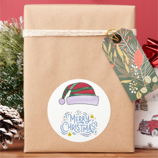 新中国の年 ラウンドシール (クリスマス)