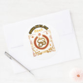 新中国の年 ラウンドシール (封筒)