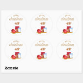 新中国の年 ラウンドシール (シート)