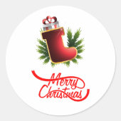 新中国の年 ラウンドシール (正面)