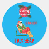 新中国の年 ラウンドシール (正面)