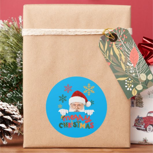 新中国の年 ラウンドシール (クリスマス)