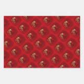 新中国の年TIger 3パターンWPFS3 ラッピングペーパーシート (正面3)