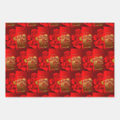 新中国の年TIger 3パターンWPFS3 ラッピングペーパーシート (正面2)