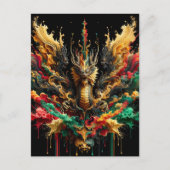 新中国の月のドラゴンの年の合唱後 ポストカード (正面)