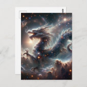 新中国の月のドラゴンの年の合唱後 ポストカード (正面/裏面)