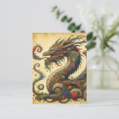 新中国の月のドラゴンの年の合唱後 ポストカード (スタンド正面)