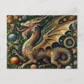 新中国の月のドラゴンの年の合唱後 ポストカード (正面)