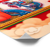 新中国の辰年2024ランタン8X12P ポスター (角)