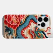 新中国の辰年2024刺繍 iPhoneケース (裏面横)