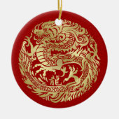新中国の辰年2024 セラミックオーナメント (正面)