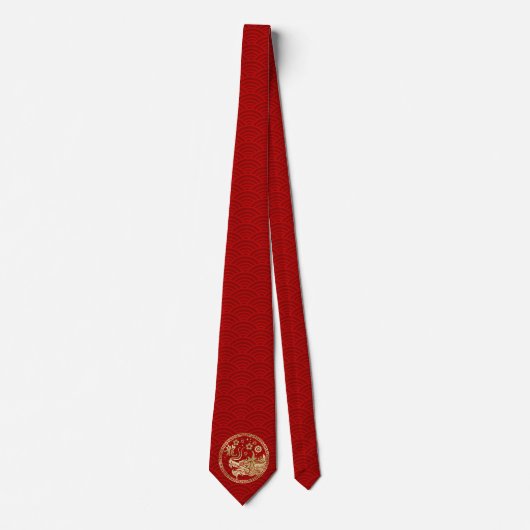 新中国の辰年2024 ネクタイ (正面)