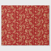 新中国の辰年2024 ラッピングペーパー (フラット)