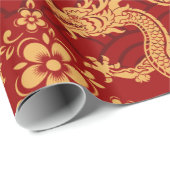 新中国の辰年2024 ラッピングペーパー (ロールコーナー)