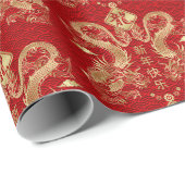 新中国の辰年2024 ラッピングペーパー (ロールコーナー)