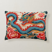 新中国の辰年2024 "刺繍" アクセントクッション (裏面)