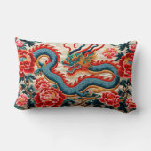 新中国の辰年2024 "刺繍" ランバークッション (裏面)