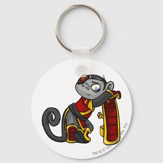 新井先生選手 キーホルダー (正面)