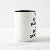 新人の青いサーブは及び右のマグを保護します マグカップ (中央)