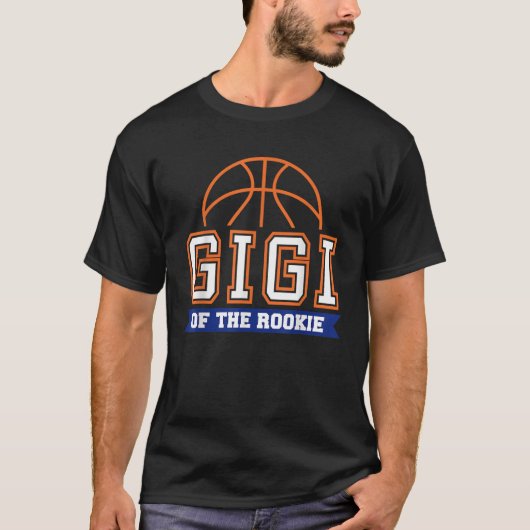 新人ギギの1歳の誕生日バスケットボールテーママッチ Tシャツ (正面)