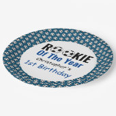 新人サッカー1歳の誕生日 ペーパープレート (アングル)