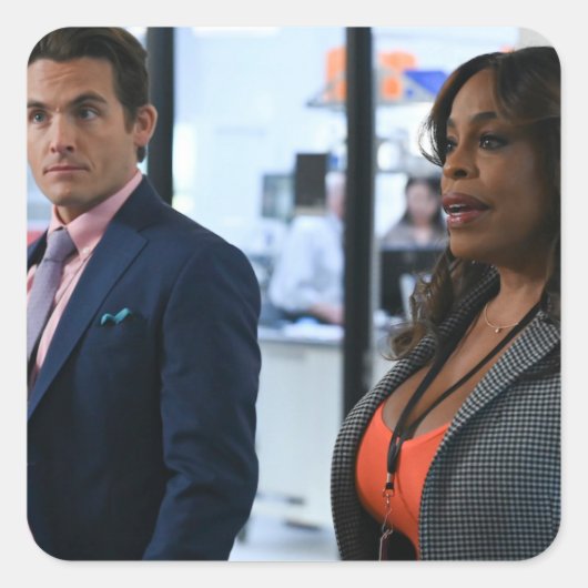 新人テレビ スクエアシール (正面)