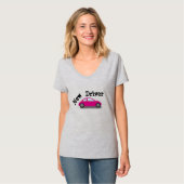 新人ドライバー ピンク車Tシャツ Tシャツ (正面フル)