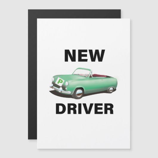 新人プロビジョナル自動車運転者 (正面/裏面)