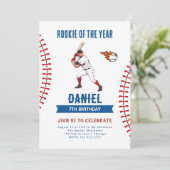 新人ベースボールバースデーパーティー 招待状 (スタンド正面)