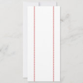 新人ベースボールフォトブルーボーイ1歳の誕生日 招待状 (裏面)