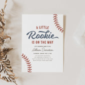新人ベースボールベイビーシャワー 招待状