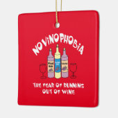 新人恐怖症ボトル セラミックオーナメント (左)