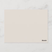 新人王 1歳 野球 誕生日パーティー ポストカード (裏面)