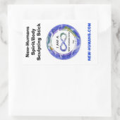 新人霊/体彫刻スティックステッカー 長方形シール (バッグ)