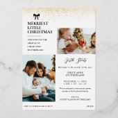 新休日版ベビー誕生発表 箔シーズンカード (裏面)