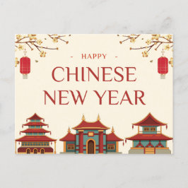 新伝統的年中国のお祝いはがき ポストカード